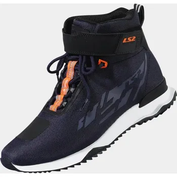 Moto obuv LS2 ACRUX MAN BOOTS DARK BLUE H-V ORANGE 40