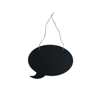 Svatební dekorace Svatba-eshop Tabulka bublina k zavěšení pro napsání myšlenky oboustranná - kartonová cedule rekvizita na svatební focení