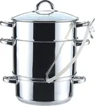 hrnec 8,0l NR odšťavňovací, d25cm, NR+pokl.sklo