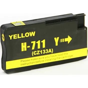 Best2Buy cartridge HP 711 (CZ132A), žlutá (yellow), kompatibilní