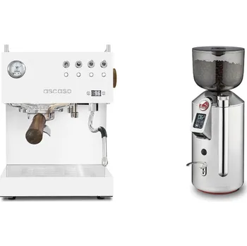 Kávovar Ascaso Steel DUO PID, White&Wood + La Pavoni Cilindro