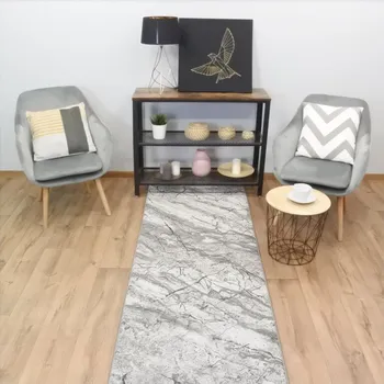 Koberec Běhoun SPOLTEX Marble b.19 šedá