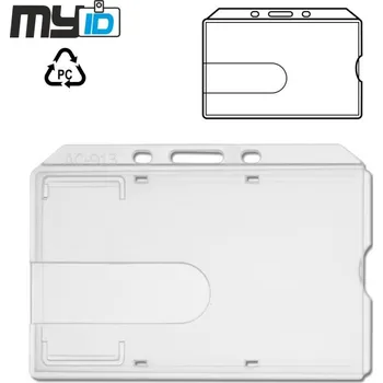 Obal na kartičku Obal IDC - na 1 kartu 54x86 závěsný, na šířku, 1ks - Premium
