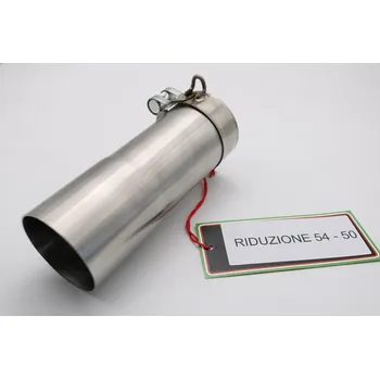 Výfuk pro motocykl Link pipe adapter GPR ES071.1 Brushed Stainless steel d54-d41