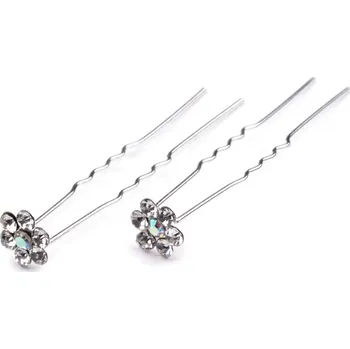 Svatební dekorace Svatba-eshop Vlásenka kytička 1 ks - svatební účes nevěsty