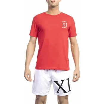 Pánské triko BKK1MTS05 Bikkembergs Beachwear Barva: Červená, Velikost: M