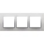 Rámeček trojnásobný kovový Simon 54 nature inox