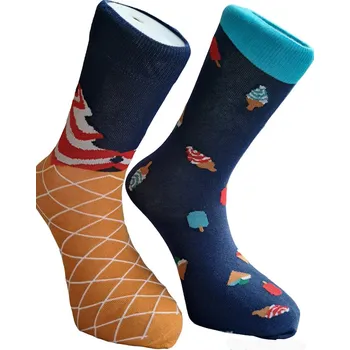 Pánské ponožky Dámské Ponožky se zmrzlinou 35-39