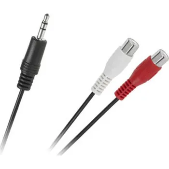 Audio kabel Kabel Jack 3,5mm - RCA 2x zásuvka 25cm