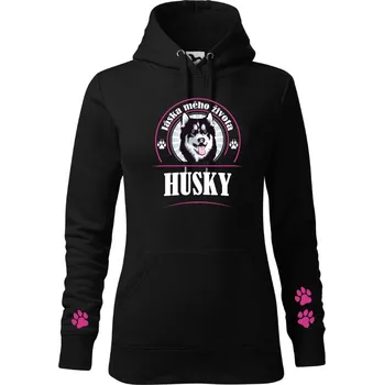 Dámská mikina STRIKER Dámská mikina Husky Barva: Černá, Velikost: XL