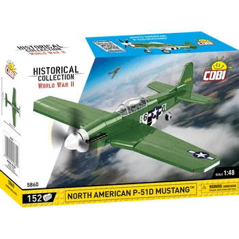 Stavebnice COBI Americký stíhací letoun North American P-51D Mustang COBI 5860 - World War II 1:48