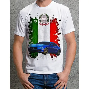 Pánské tričko tričko Maserati Ghibli 122