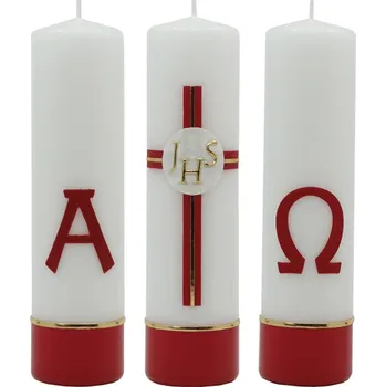 Svíčka Svíce velikonoční sada bílá