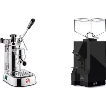Kávovar La Pavoni Professional Lusso + Eureka Mignon Silenzio, BL black