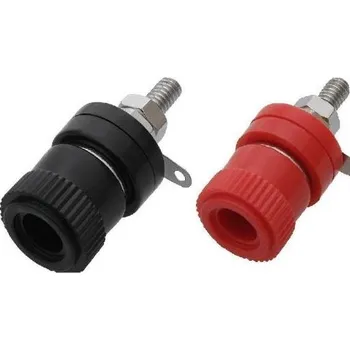 Elektrická zásuvka Konektor banánek zásuvka panelová střední