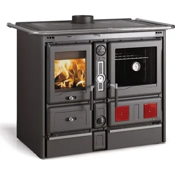 Sporák na tuhá paliva La Nordica Sporák Termorosa XXL d.s.a. 4.0 s teplovodním výměníkem