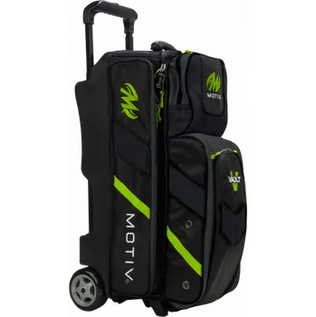Taška na bowlingovou kouli MOTIV 3 BALL ROL VAUL LIME ŠEDA