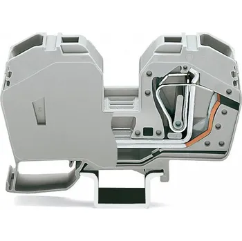 modulární přístroj a rozvaděč WAGO Svorka 285-635 2vodičová, průchozí, šedá 285-635