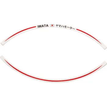 samolepka Samolepky na ráfek – 17" kola YAMAHA (bílo-červené)