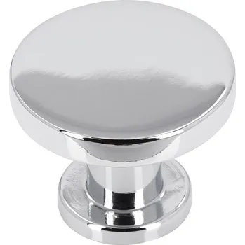 Nábytková úchytka TARA, kovová, chrom lesk, průměr 30 mm 2505-30 ZN1
