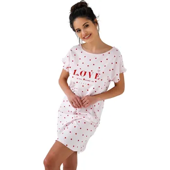 Dámská noční košile Dámská noční košile Sensis Love Is All S Růžová