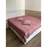 Forbyt s.r.o. Přehoz na postel - BONADEA barva: violet-180x210 cm+2x40x40cm