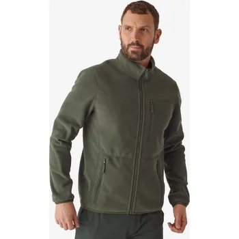 SOLOGNAC Lovecká oboustranná fleecová mikina 500 zeleno-oranžová fluo 2XL KAŠTANOVÁ|ORANŽOVÁ|ZELENÁ