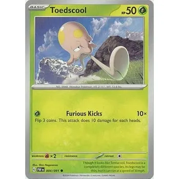 Sběratelská karetní hra Pokémon karta Toedscool 004/091 - Paldean Fates