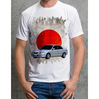 Pánské tričko tričko Mazda 323 128 (triko s osobním autem)