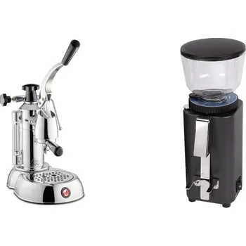 Kávovar La Pavoni Stradivari Lusso + ECM C-Manuale 54, anthracite