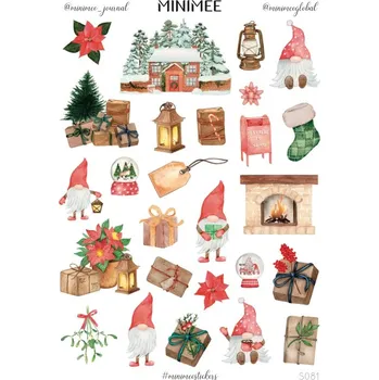 samolepka Samolepky MINIMEE journal - Vánoční skřítci
