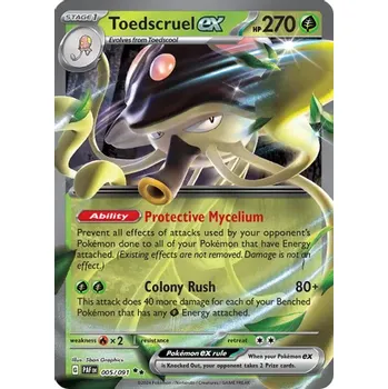 Společenská hra Pokémon karta Toedscruel ex 005/091 - Paldean Fates