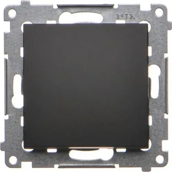 vypínač Vypínač Simon 54 premium č.7 bez piktogramu modul černá matná