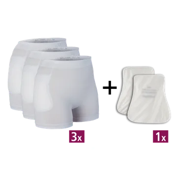 Vložka do bot Sada na ochranu kyčlí 3+1 pratelné vložky Velikost: S