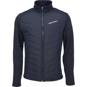 Pánský zimní kabát Bunda softshellová Fischer Leogang Velikost: S tmavě modrá