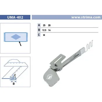 Příslušenství k šicímu stroji Texi Lemovač skládající napůl pro šicí stroje UMA-402 28/14 M