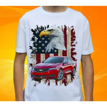 Pánské tričko tričko Chevrolet Impala XL (tričko s osobním autem )