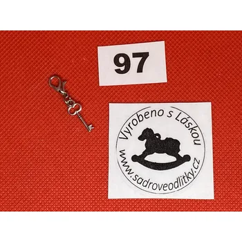HandMade by VeJa Přívěšek s karabinkou č.97