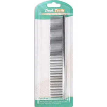 Kartáč pro zvířata Vsepropejska Ben kovový hřeben pro psa | 19 cm Rozměr (cm): 19 x 2,5