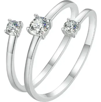 Prsten For Silver Prsten Luxury s Moissanitem 69723