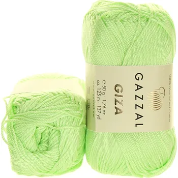 Příze Gazzal Giza 2458 pastelově zelená