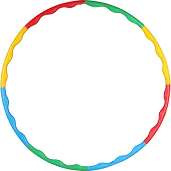 Gymnastický kruh LiveUp Sports LS3326 barevný kruh Hula Hoop
