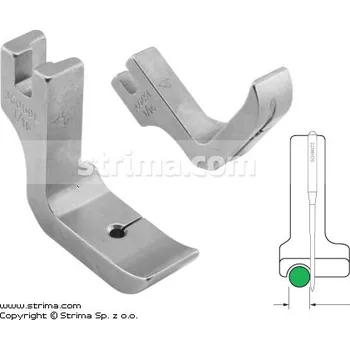 Příslušenství k šicímu stroji Texi Patka pro všívání kedru pro šicí stroje, levá 1.6mm P69L1/16 [36069L 1/16]