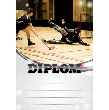 Florbalový diplom A5