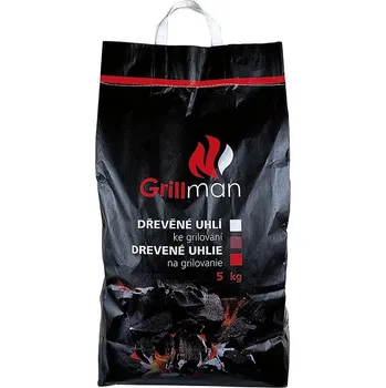 GRILLMAN Dřevěné uhlí 5 kg