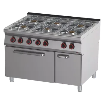 Sporák Sporák plynový s troubou 2/1 | REDFOX - SPT 90/120-21 G