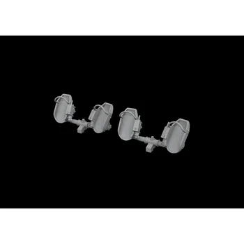 Plastikový model BRASSIN 1/32 Bf 109E rudder pedals early PRINT