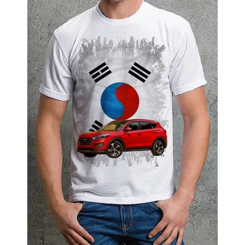 Pánské tričko tričko Hyundai Tucson 2016 XS (tričko s osobním autem)