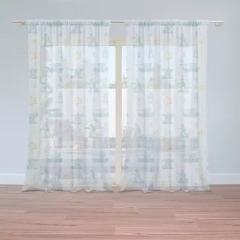 Záclona Záclony Dětské tanky: 2 ks - 150x250 cm - Sablio