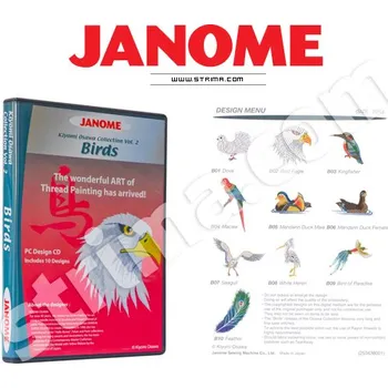 Kolekce výšivek Janome - Birds